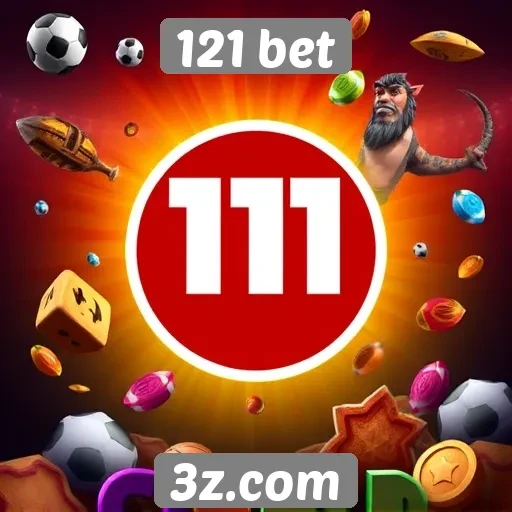 Diversidade de jogos oferecidos no 121 bet